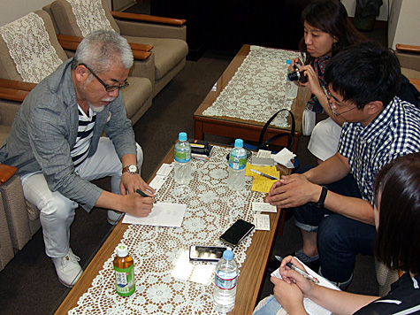 当組合相川浩理事長が韓国メディアの取材を受けました